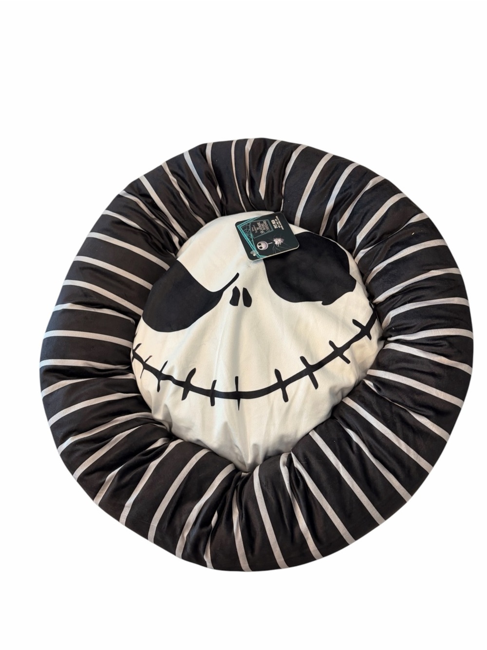 Pet Bed Disney Nightmare Before Christmas Jack Skellington Round Bumper 20x20